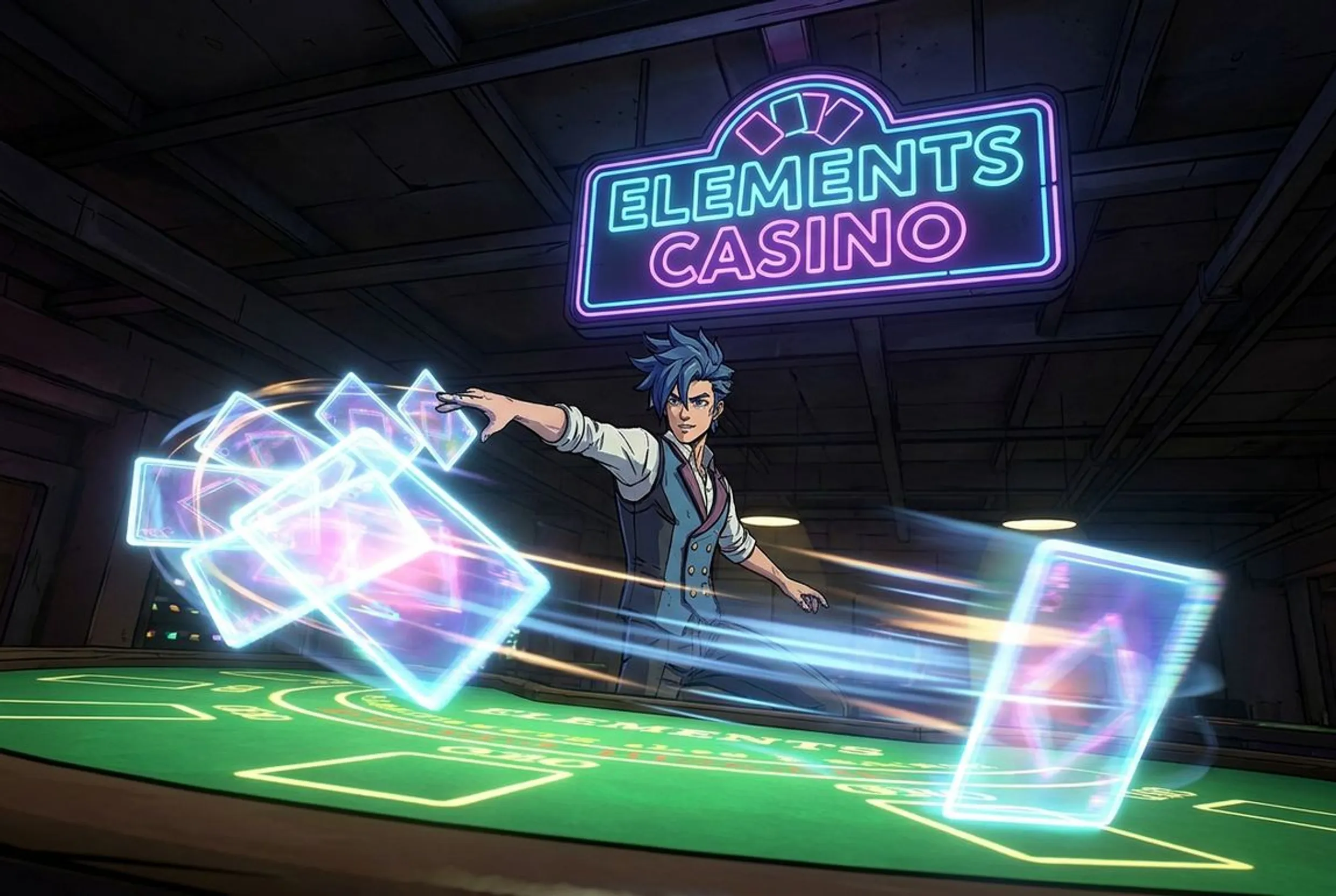 play blackjack at Elements Casino