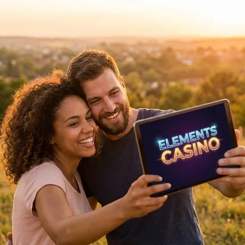 explore the main page at Elements Casino