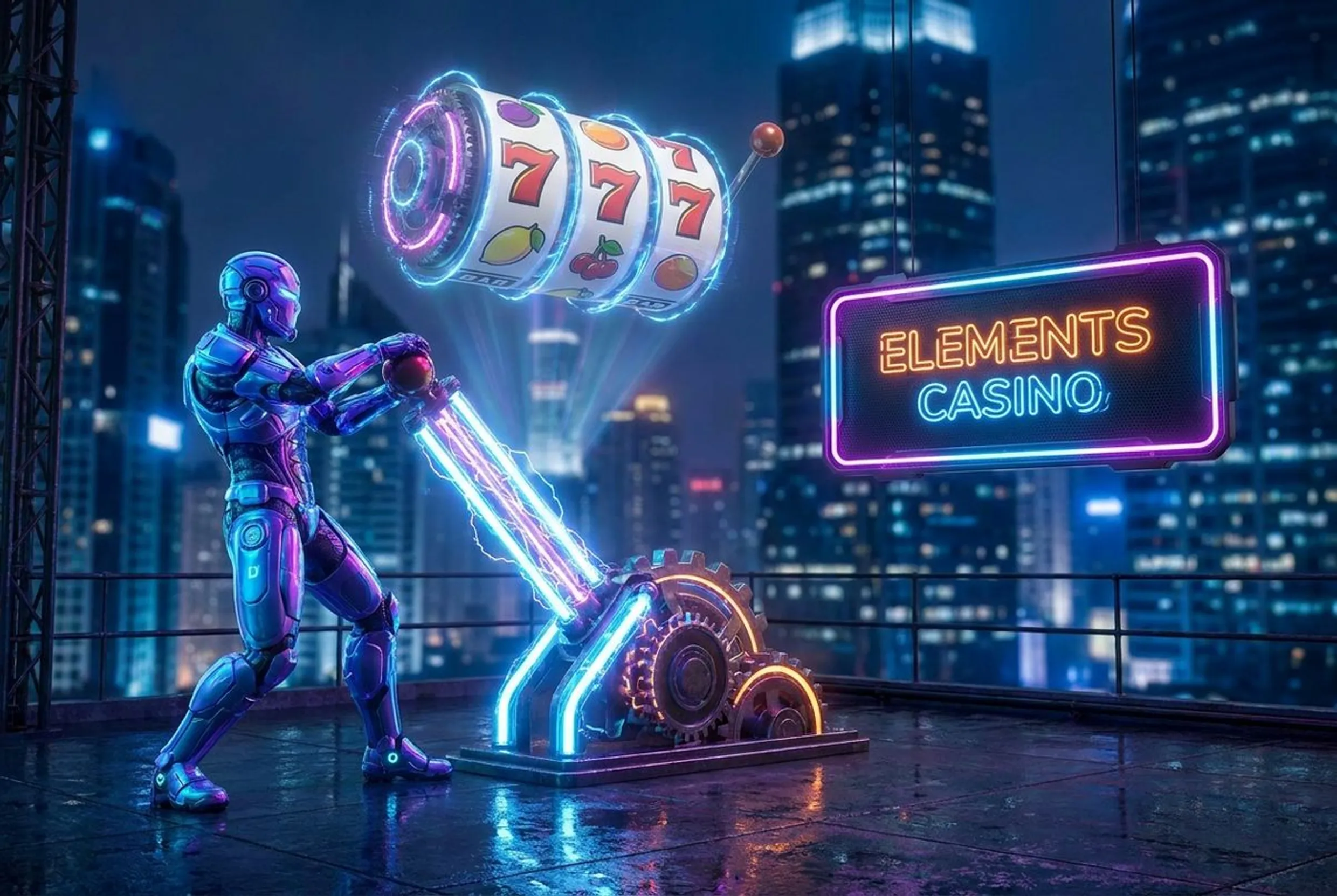 spin the reels at Elements Casino